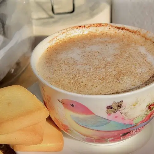 hot oatmilk honey latte recipe with cinnamon
