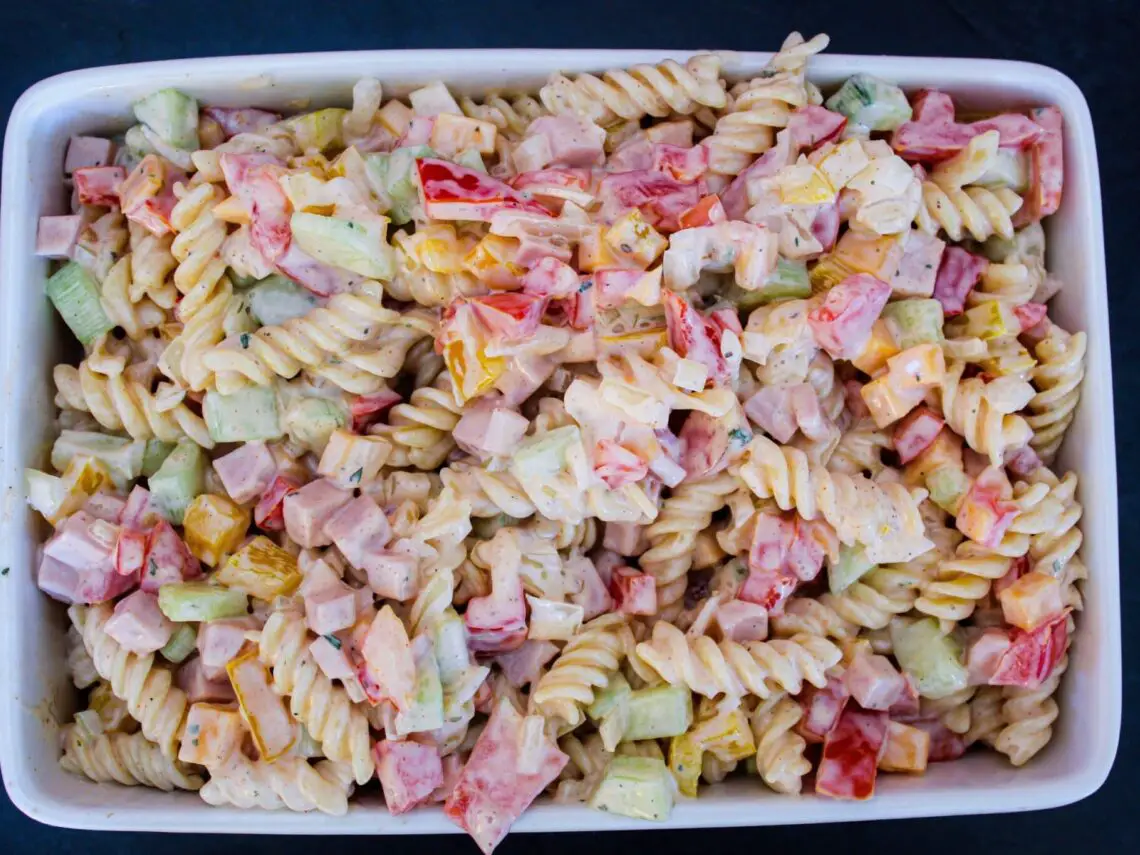 creamy pasta salad recipe